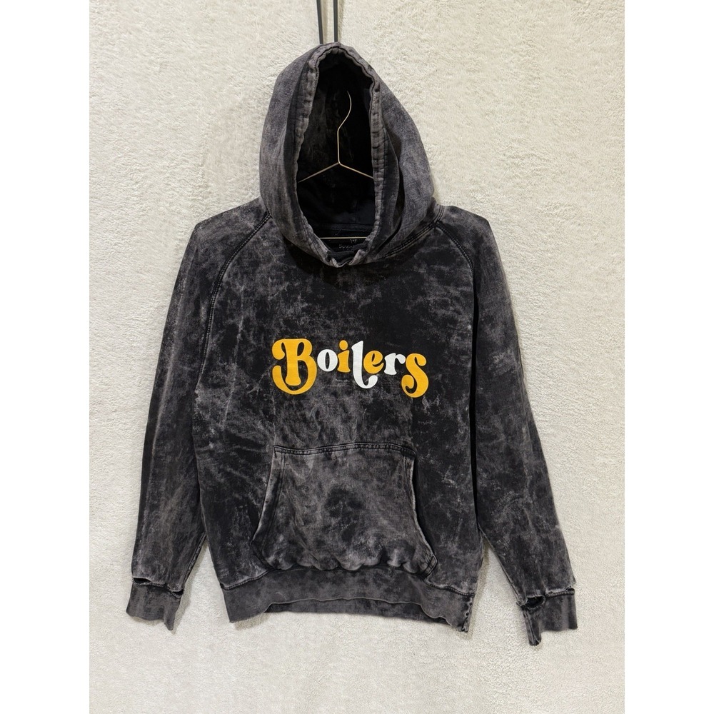 Southern‎ Bliss Purdue Boilermakers Distressed Hoodie Sweatshirt College Boilers